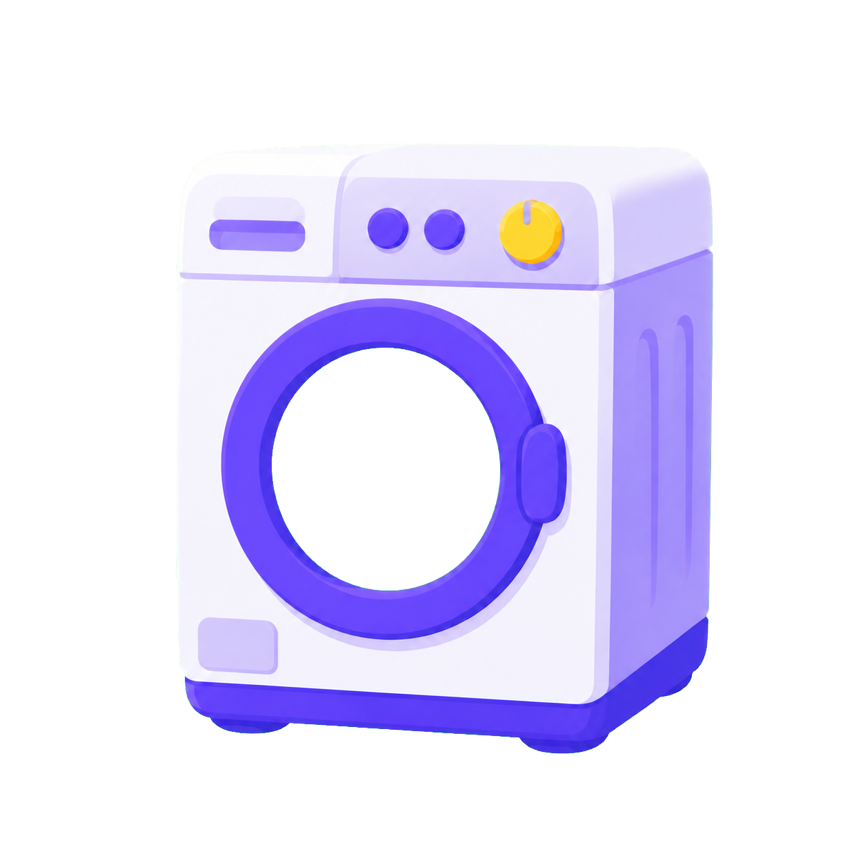 A washing machine mid-cycle